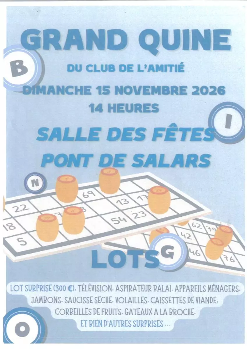 Grand Quine du Club de l'amitié