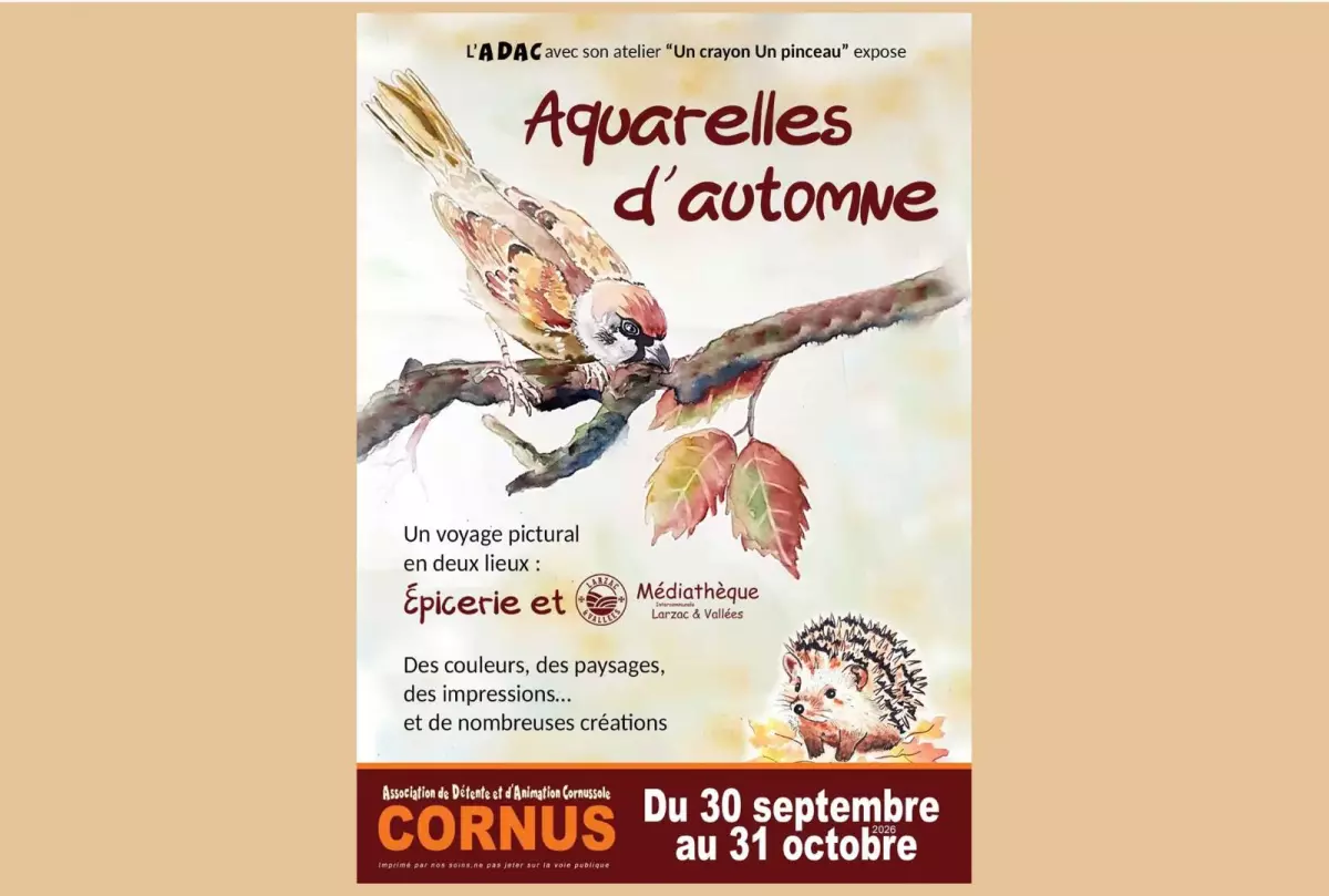 Aquarelles d'automne
