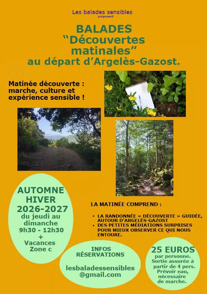 Balades "Découvertes matinales"
