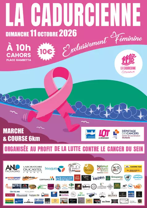 Octobre rose à Cahors : "La Cadurcienne"