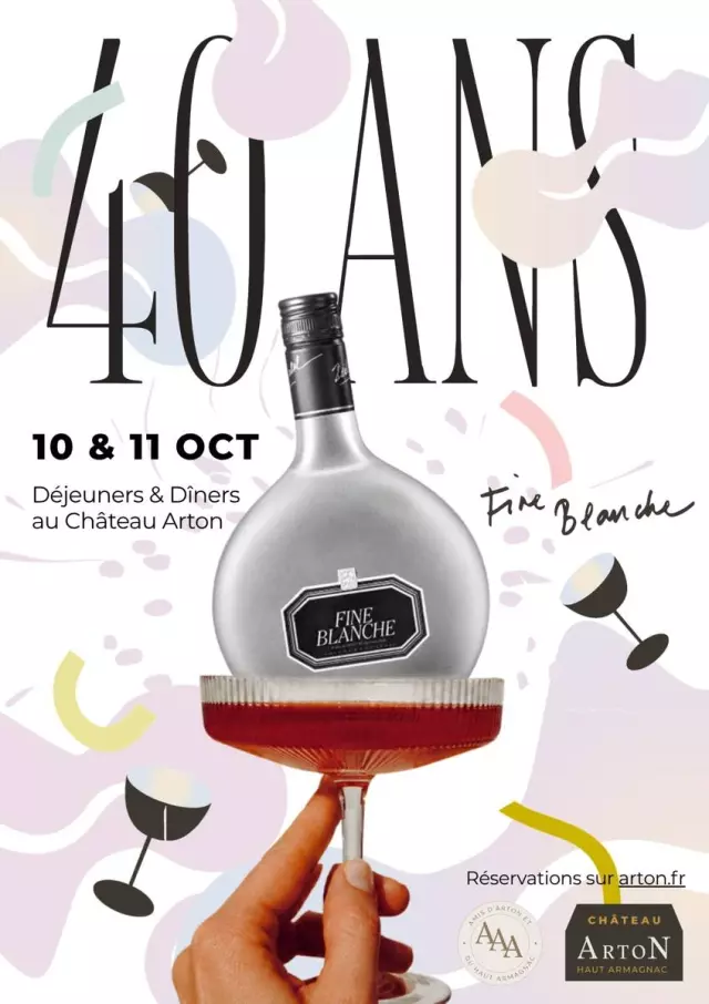 La Fine Blanche® Fête ses 40 ans au Château Arton