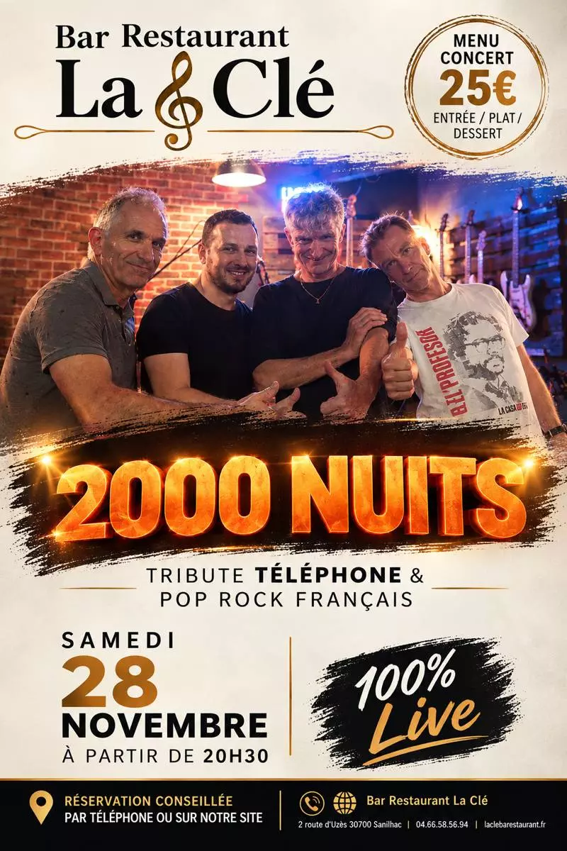 Concert - Tribute Téléphone