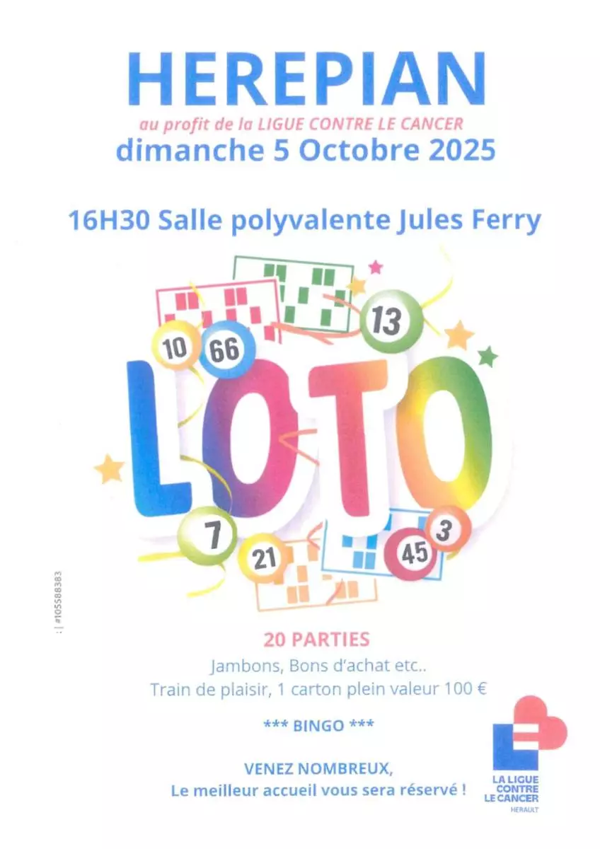 Loto au Profit de la Ligue Contre le Cancer