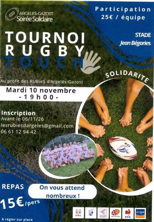 Tournoi de rugby touch