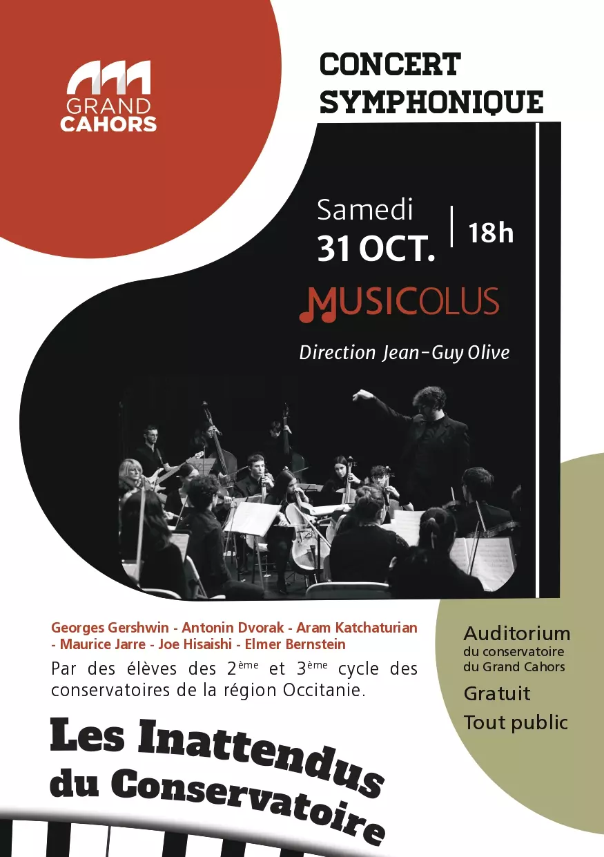 Concert symphonique « Musicolus » - Les Inattendus du Conservatoire