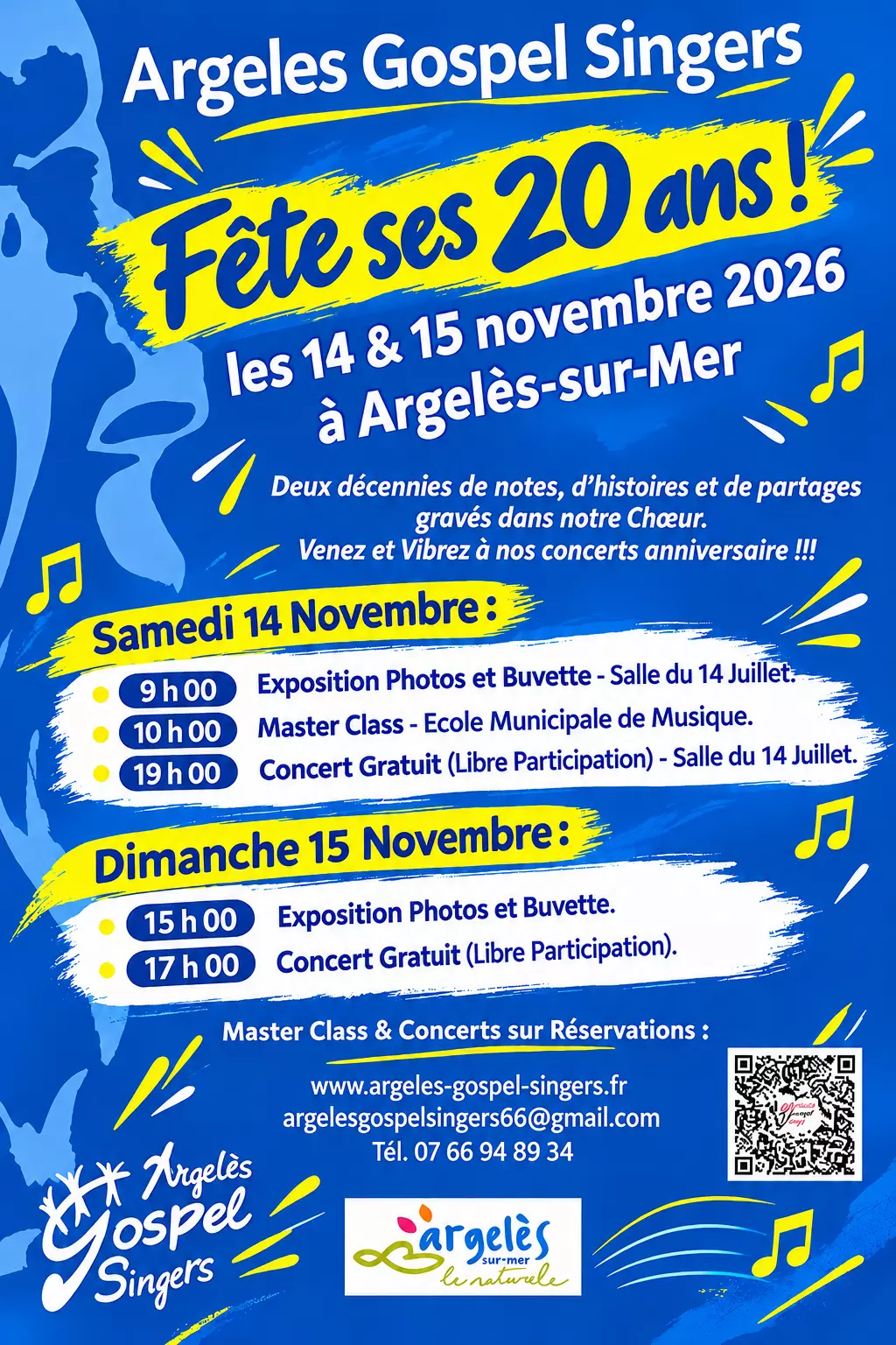 Les 20 Ans d'Argeles Gospel Singers