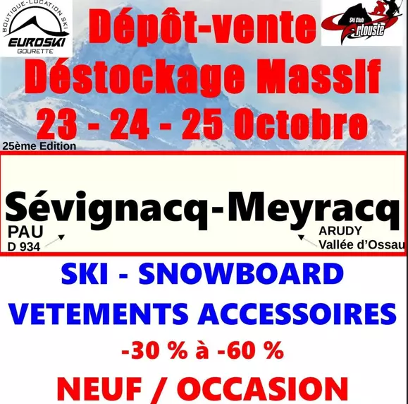 Dépôt Vente - Déstockage Massif - Ski Snowboard Vêtements Accessoires