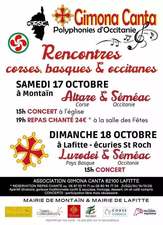 Gimona Canta - polyphonies occitane, basque et corse