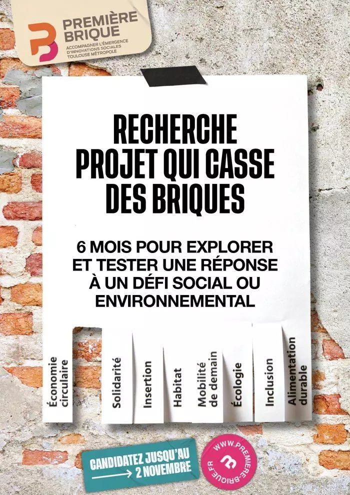 Lancement de l'Appel à projets Première Brique - entreprendre en ESS