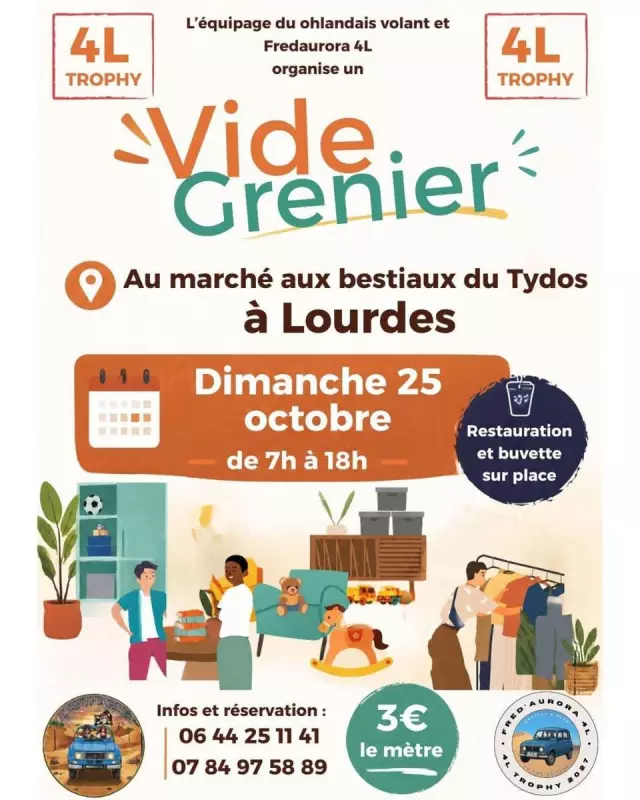 Vide-grenier au Tydos