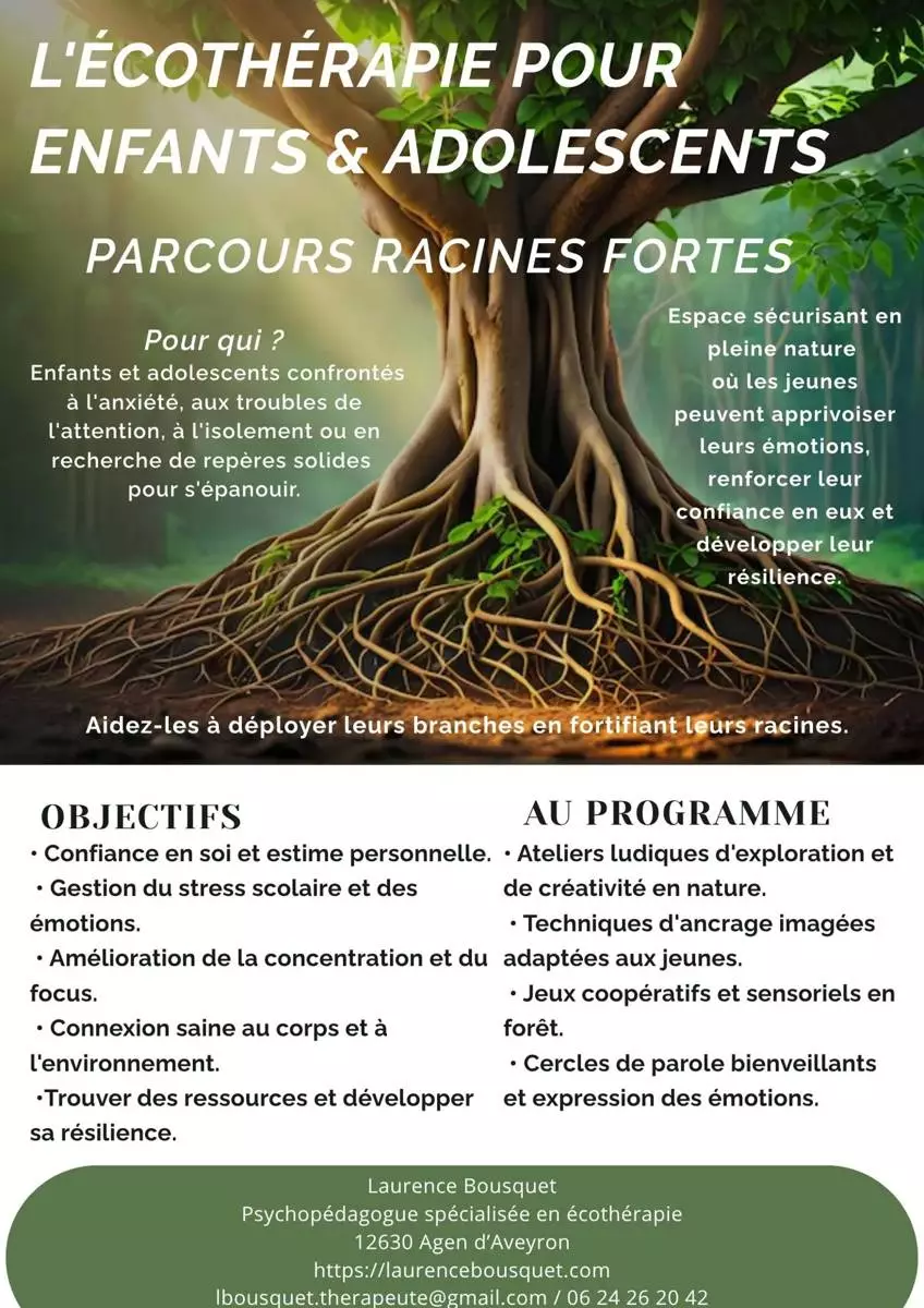 Ecothéarapie pour enfants & adolescents