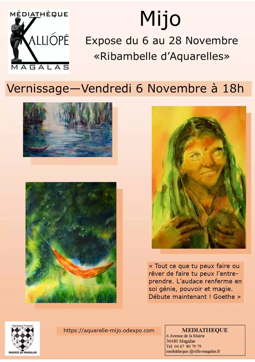 "Ribambelle d'Aquarelles" De Mijo