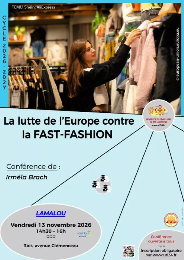 Conférence " La Lutte de l'Europe Contre la Fast-Fashion"