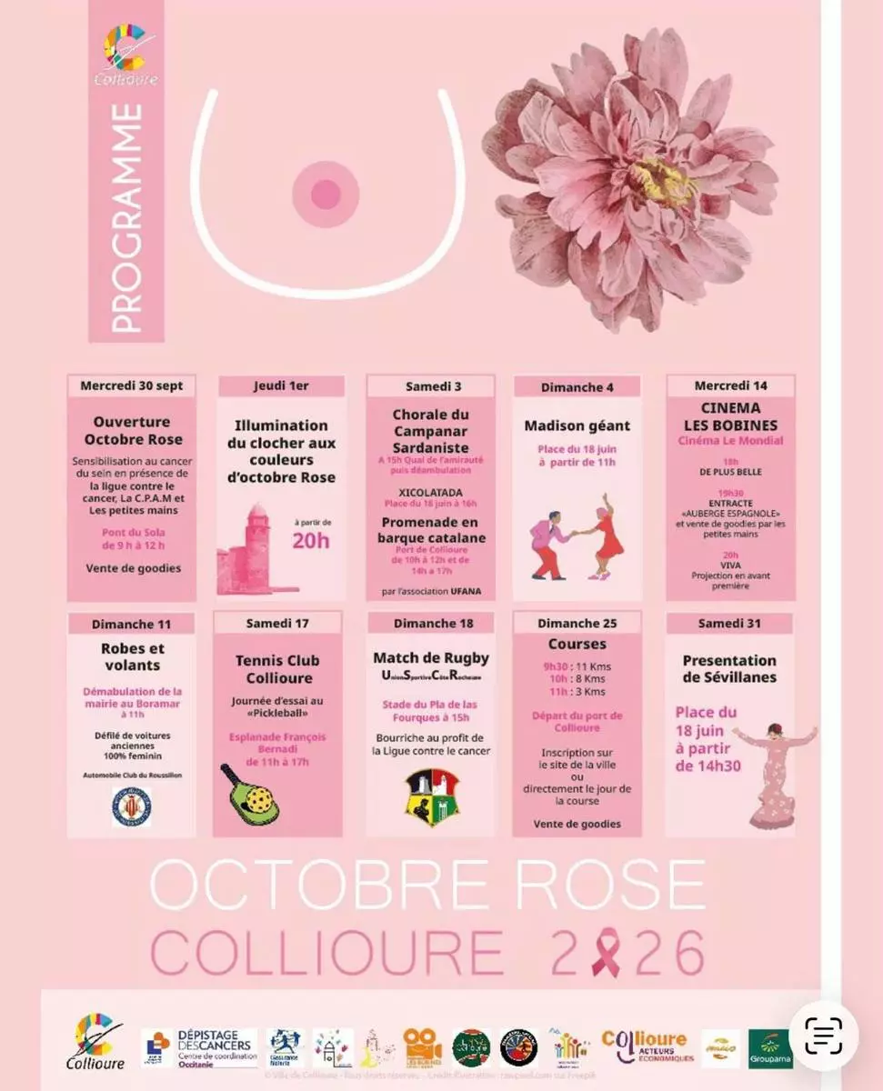 Octobre Rose à Collioure
