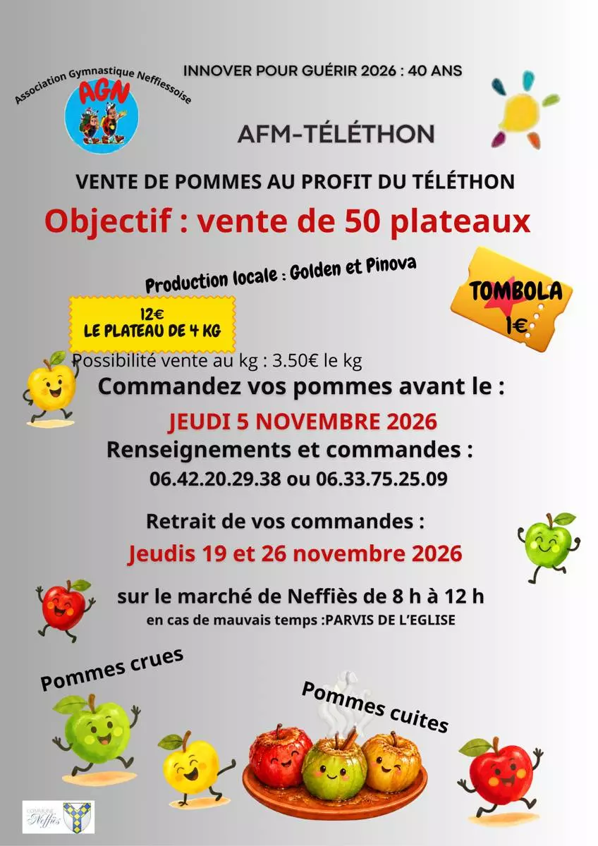 Les Pommes du Téléthon
