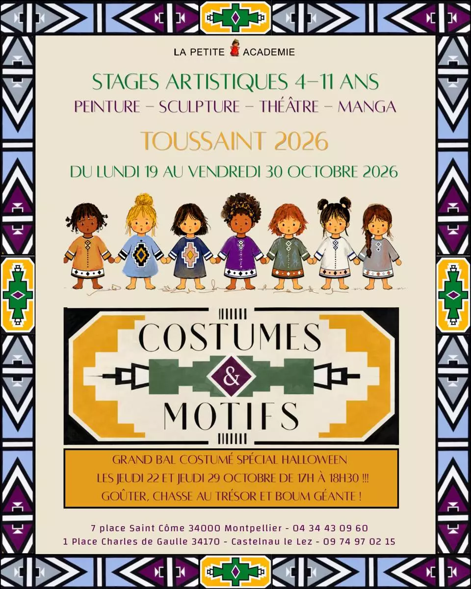 Stages Enfants 4-11 Ans des Vacances de la Toussaint