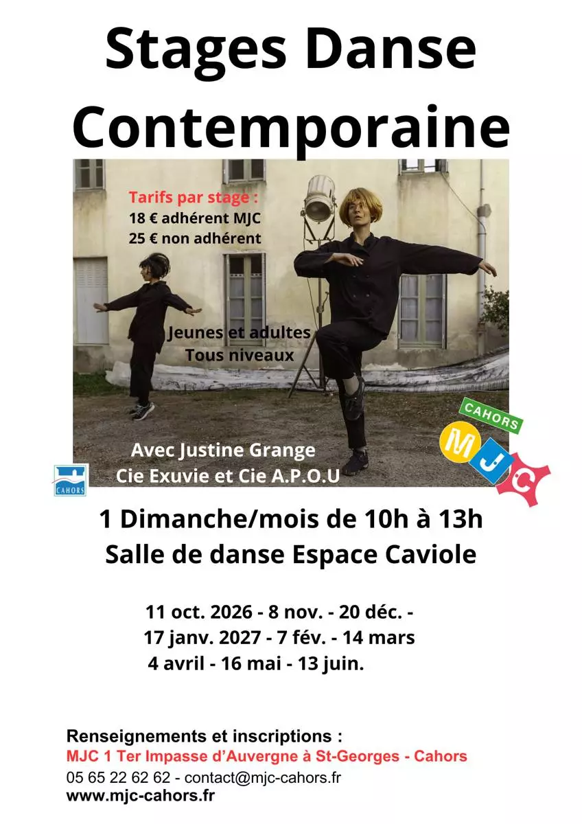 Stage de danse contemporaine