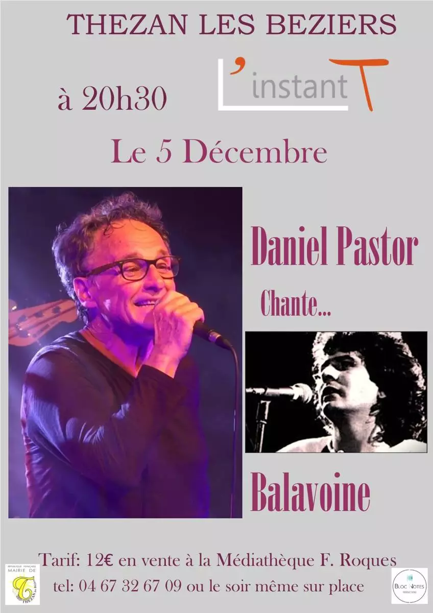 Daniel Pastor Chante Balavoine