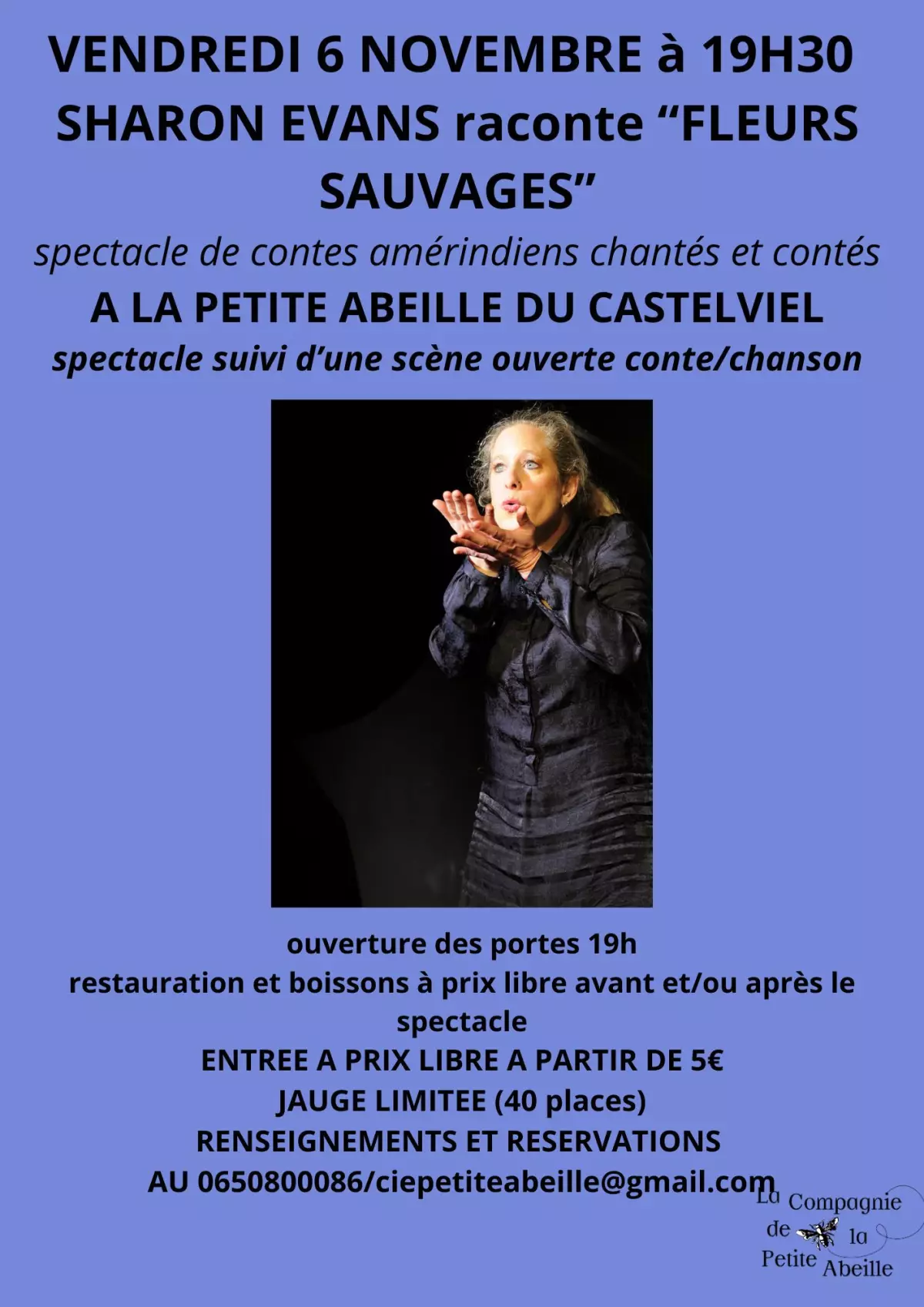 Veillee Contee: Sharon Evans Raconte Fleurs Sauvages