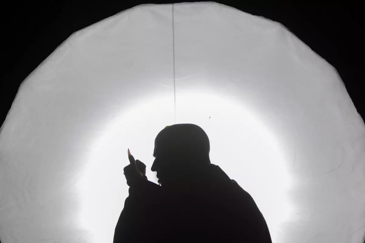 Scène ouverte de la pleine lune