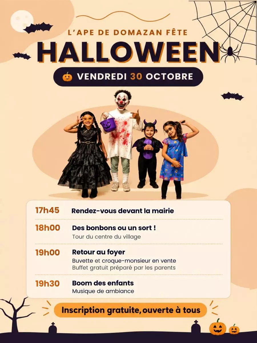 Halloween de l'APE de Domazan