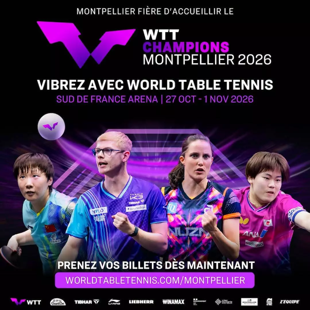 Wtt Champions Montpellier 2026