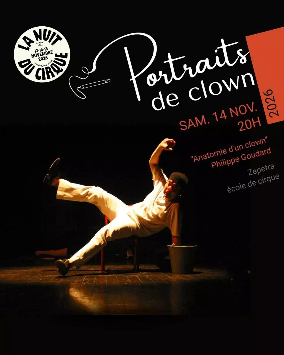 La Nuit du Cirque 26 à Zepetra - Portraits de clown