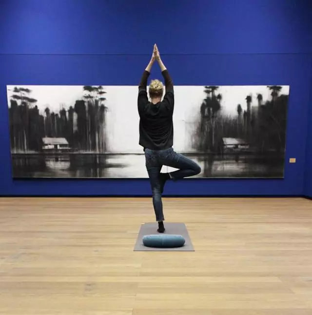 Séance de yoga