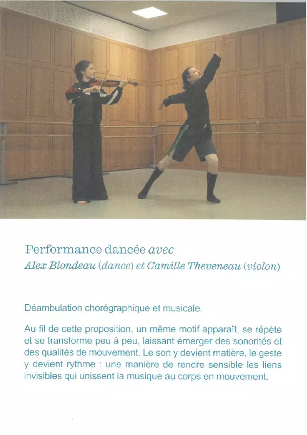 Performance dansée - Fondation Thalie
