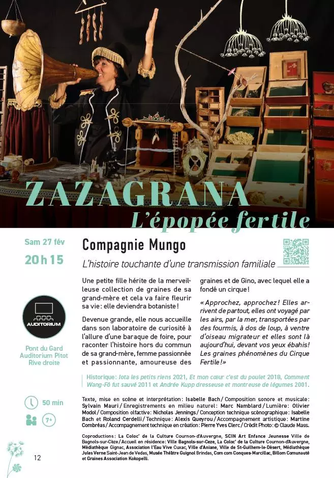Théâtre - Zazagrana, l'épopée fertile