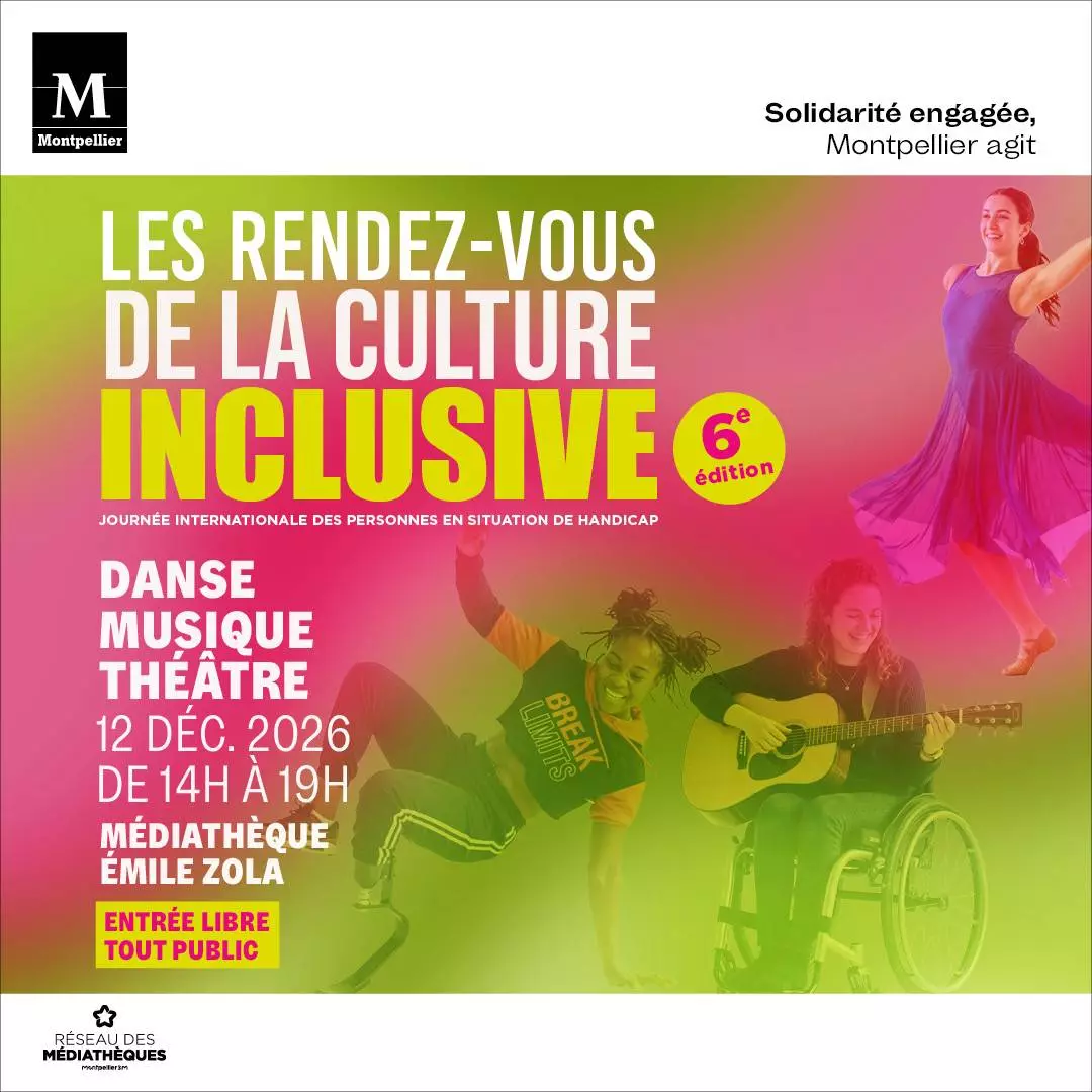 Venez fêter l'inclusion à la Médiathèque Émile Zola !
