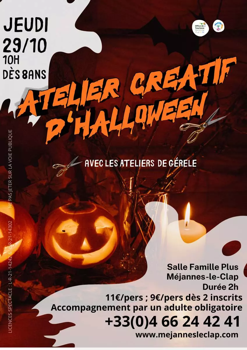 Atelier créatif d'Halloween