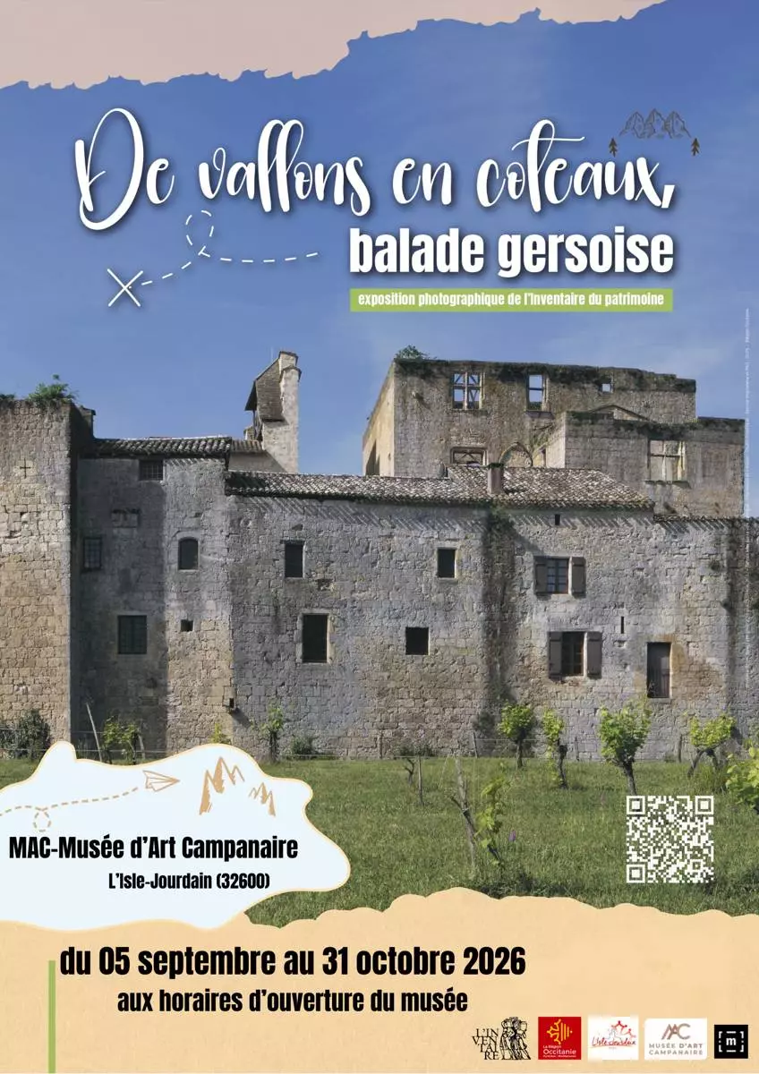 Exposition De vallons en coteaux, balade gersoise