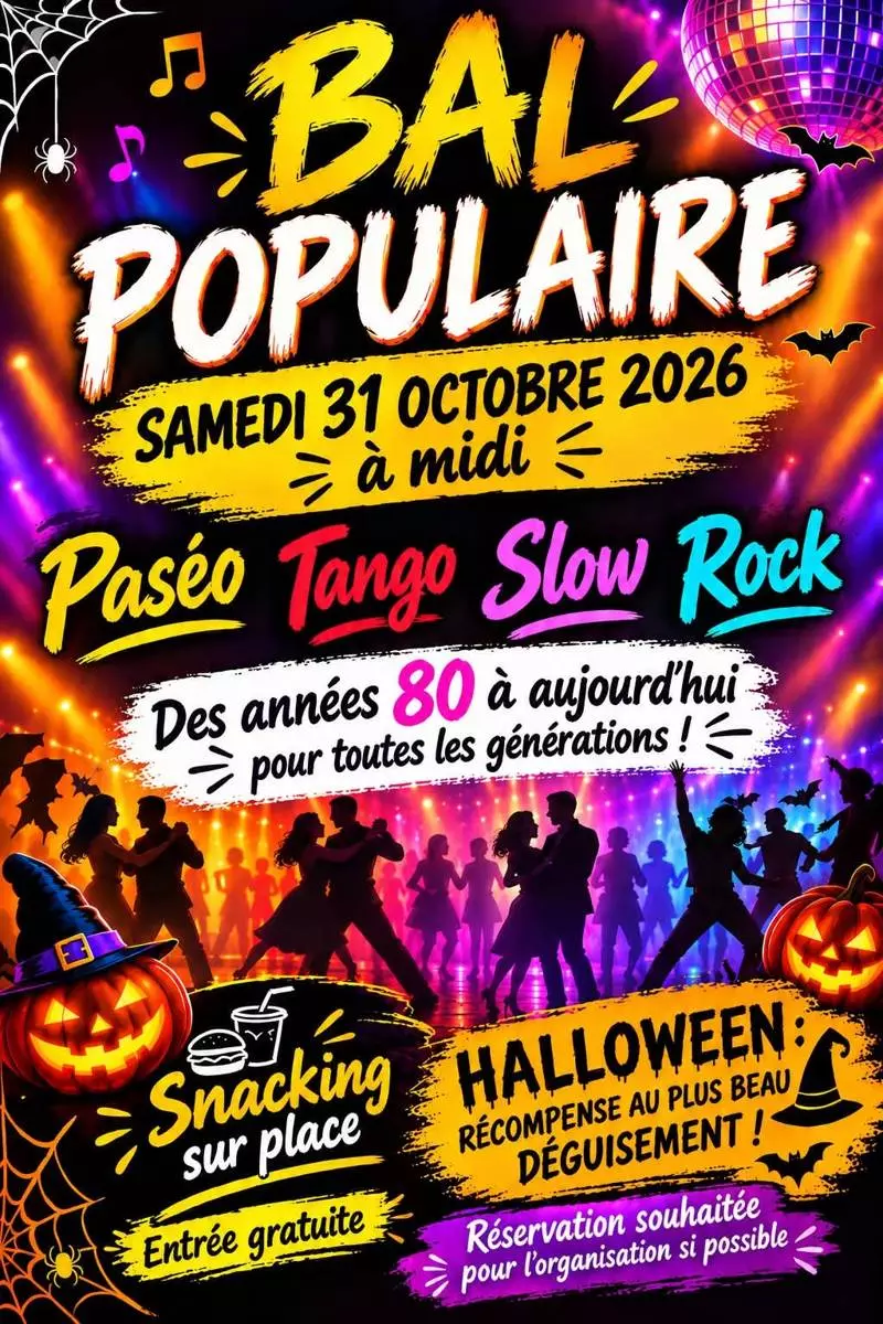Grand bal populaire d'Halloween