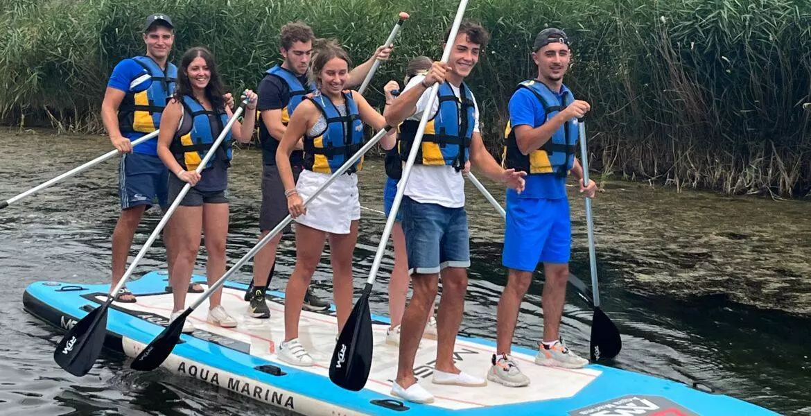Découverte ludique en maxi paddle