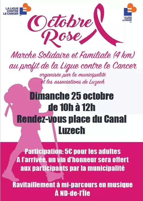 Octobre rose : marche solidaire à Luzech