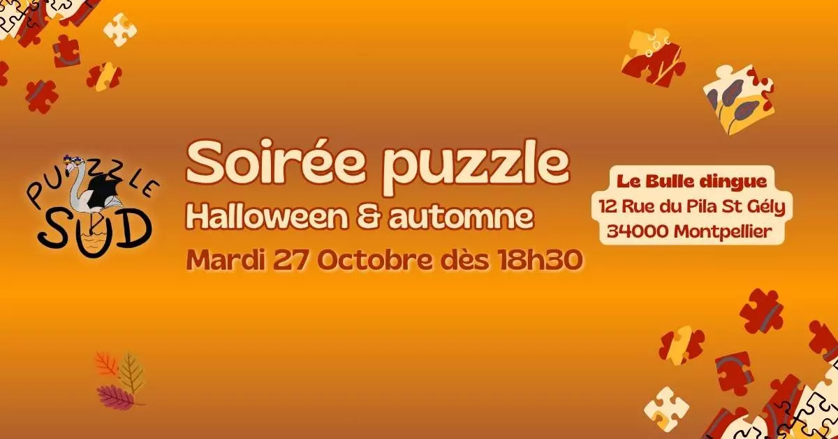 Soirée Puzzle avec l'Association Puzzle Sud
