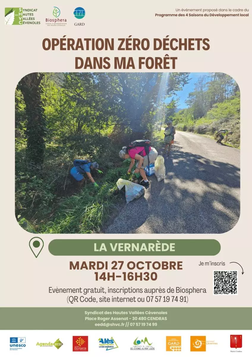 Opération zéro-déchets dans ma forêt