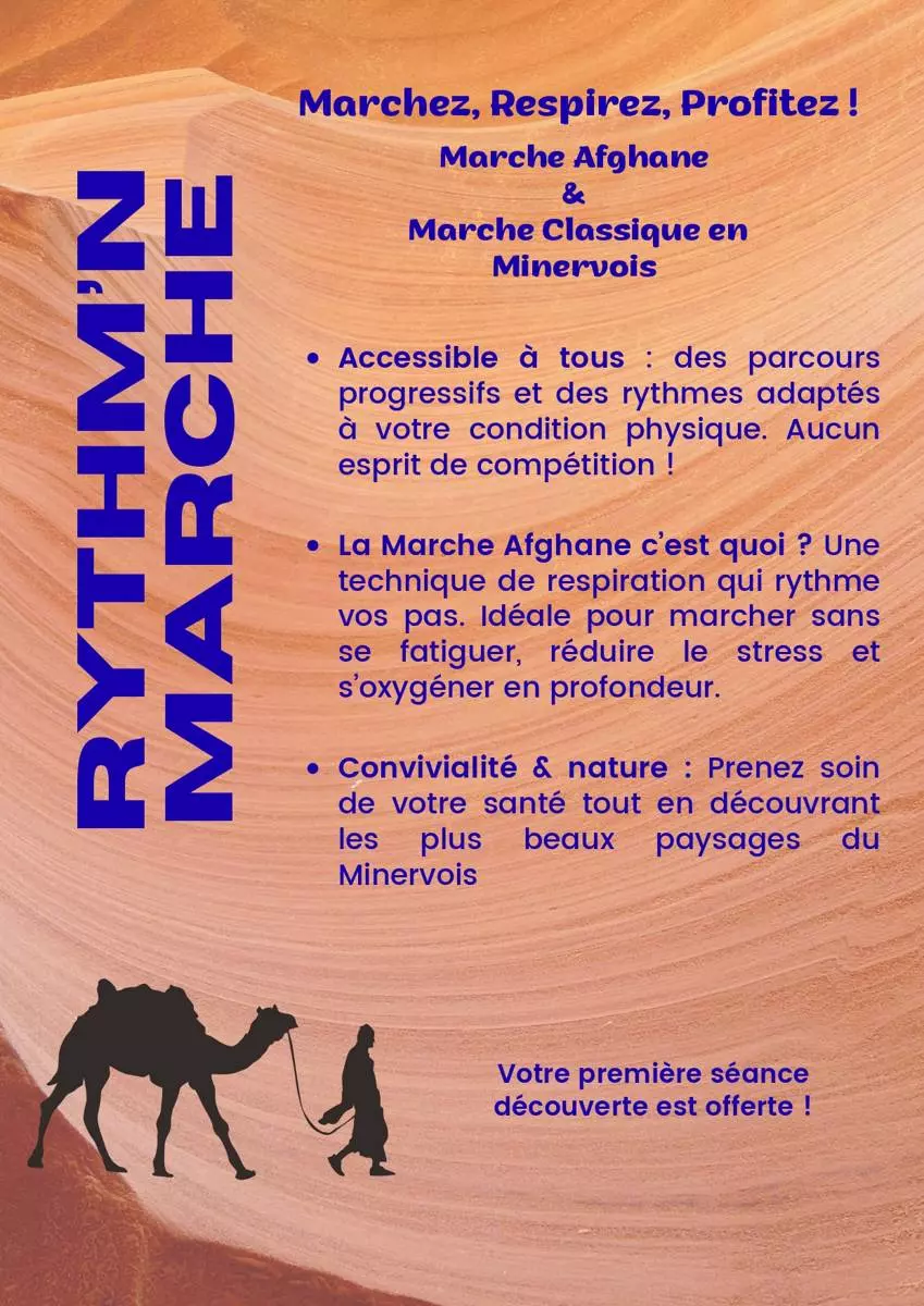 Rythm'n Marche — Marche Afghane & Marche Classique en Minervois