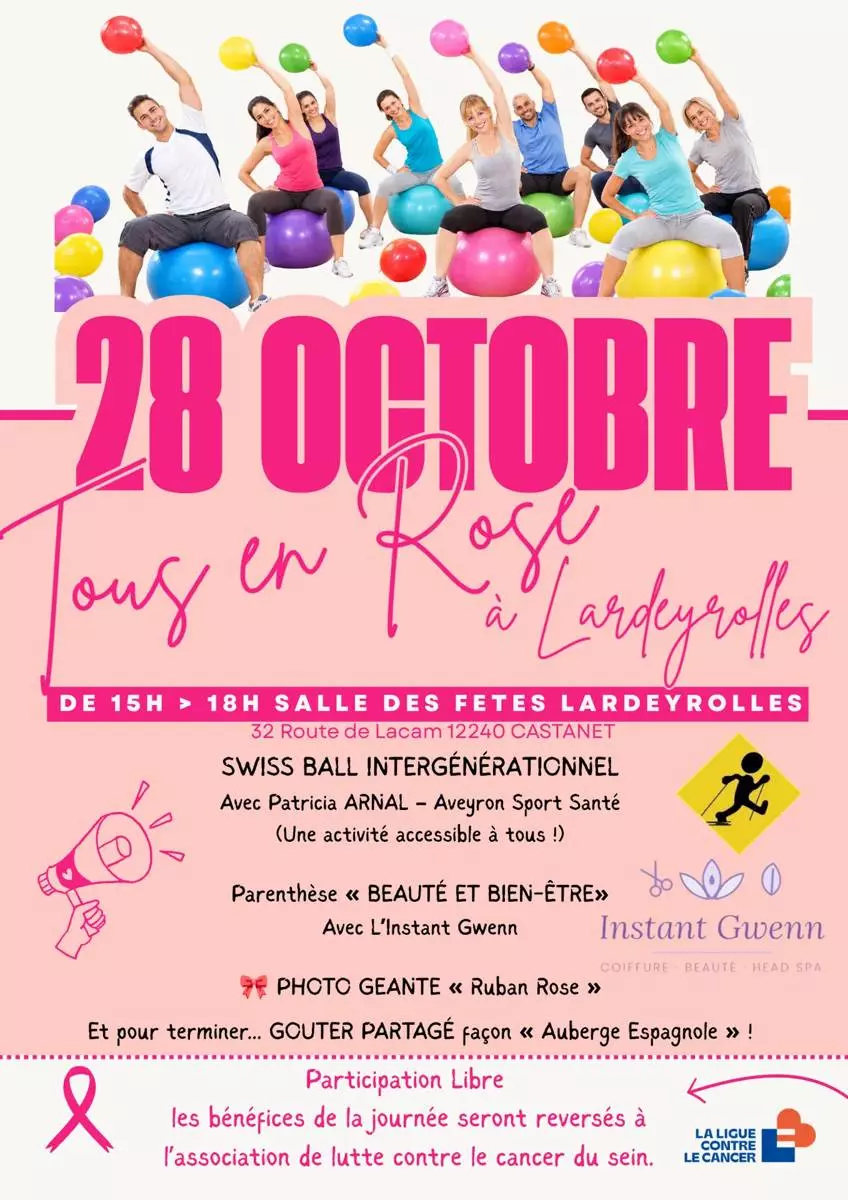 Tous en rose à Lardeyrolles