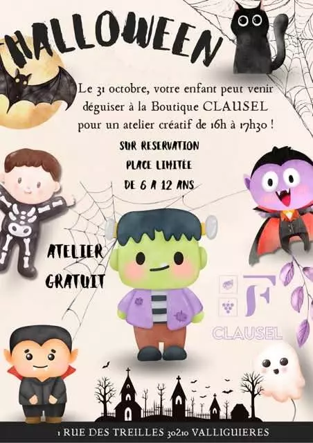 Atelier créatif Halloween