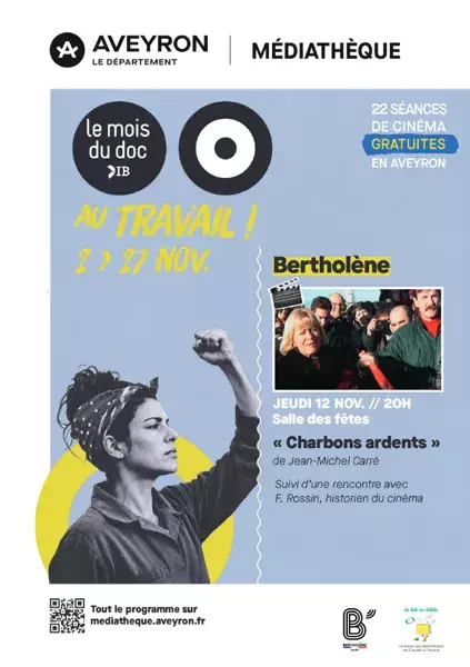 Le Mois du Doc : projection du film "Charbons ardents" à Bertholène