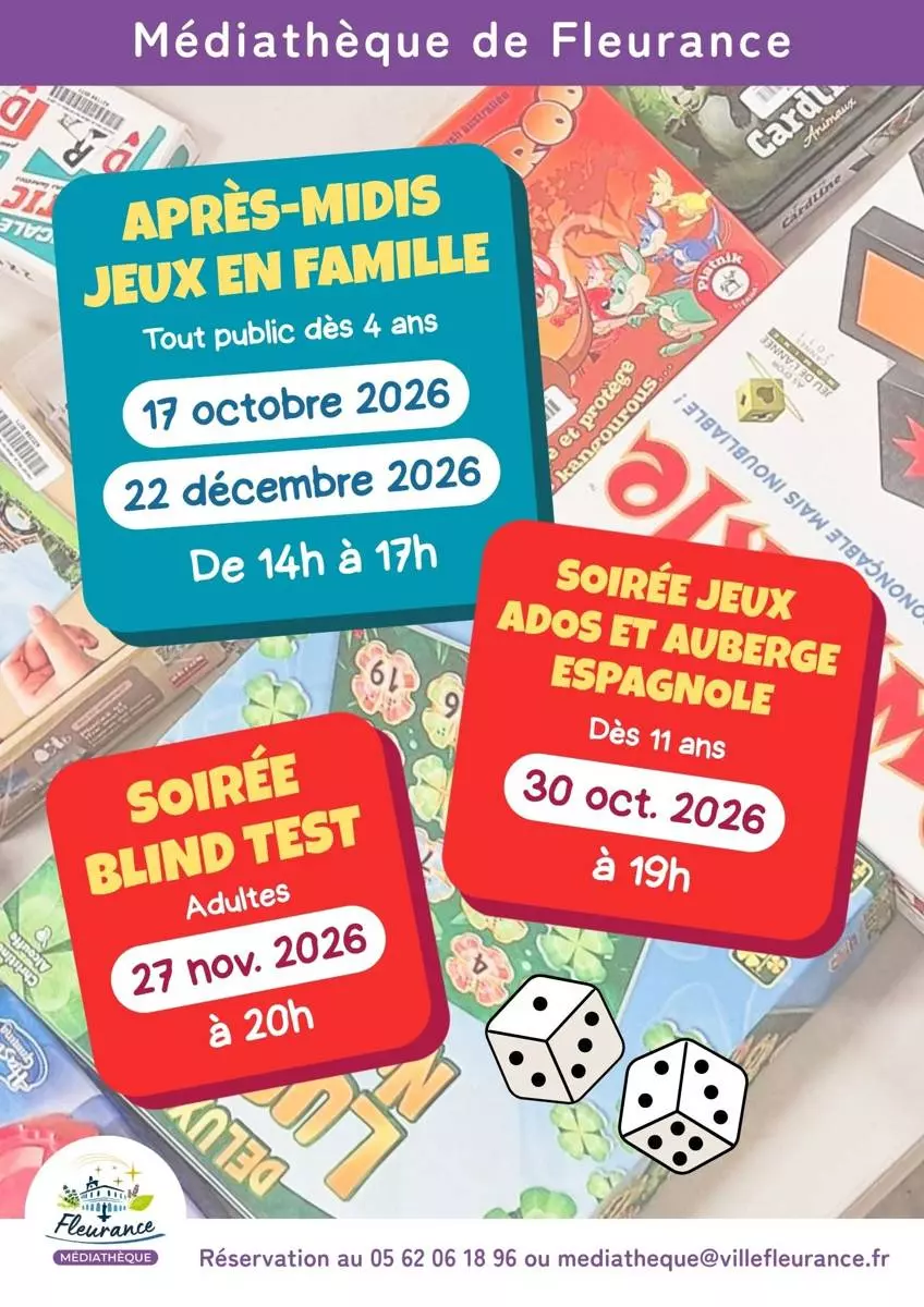 Soirée Jeux ados et auberge espagnole