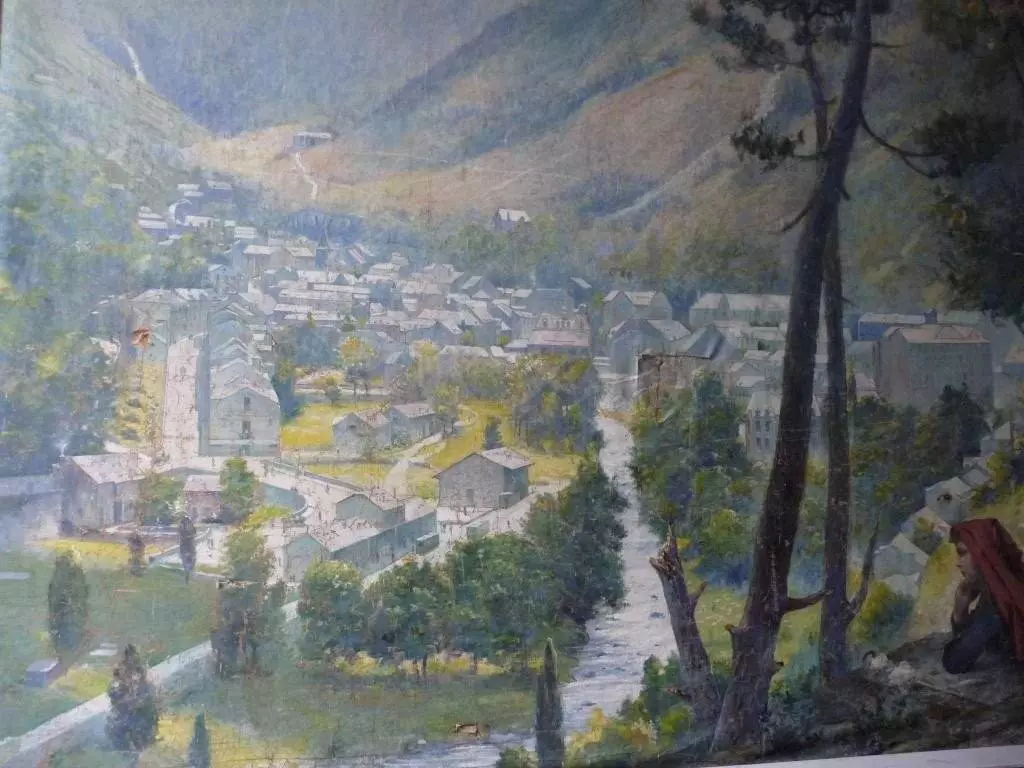 Ateliers d'arts plastique adultes -Louis Capdevielle Vue de Cauterets