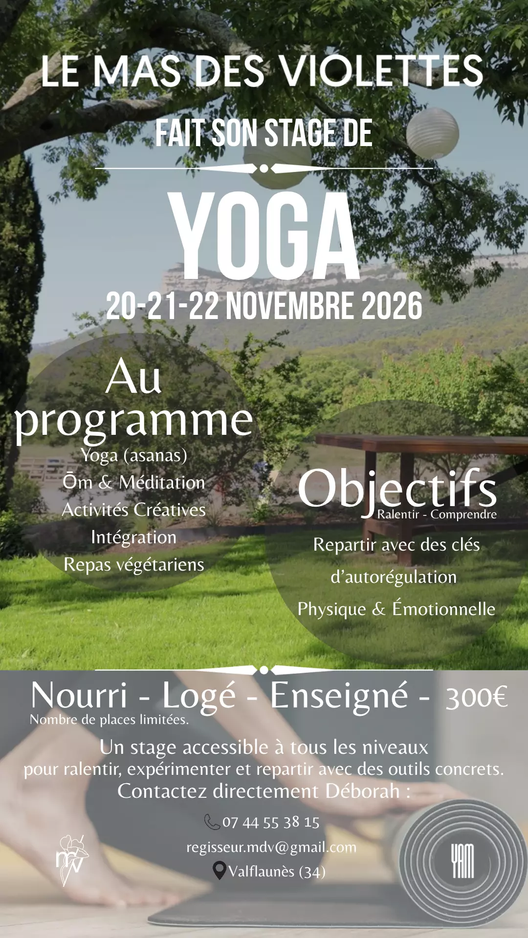 Stage de yoga