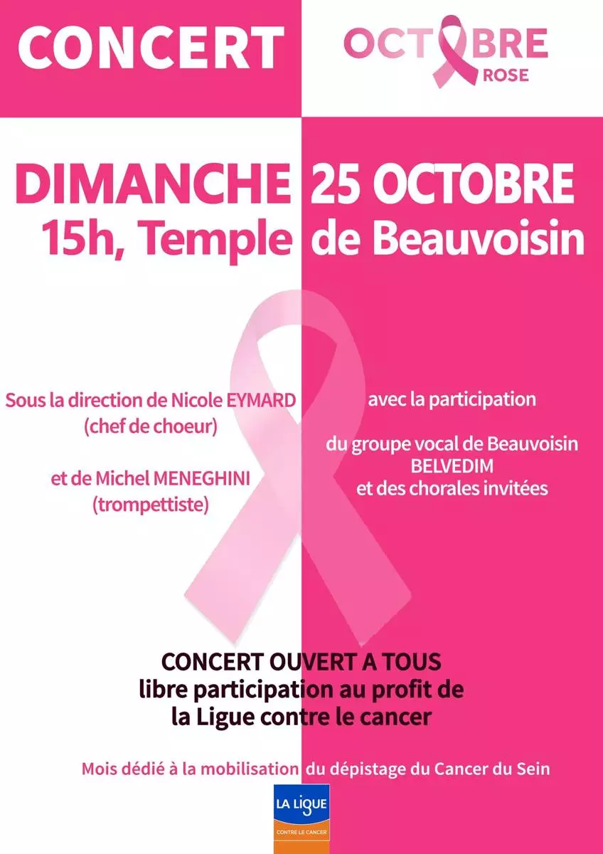 Concert Belvedim - Octobre Rose