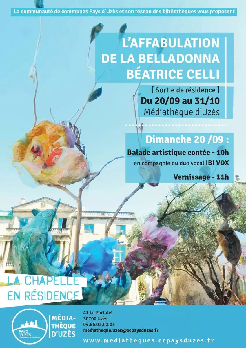 Exposition/Sortie de résidence - L'Affabulation de la Belladonna