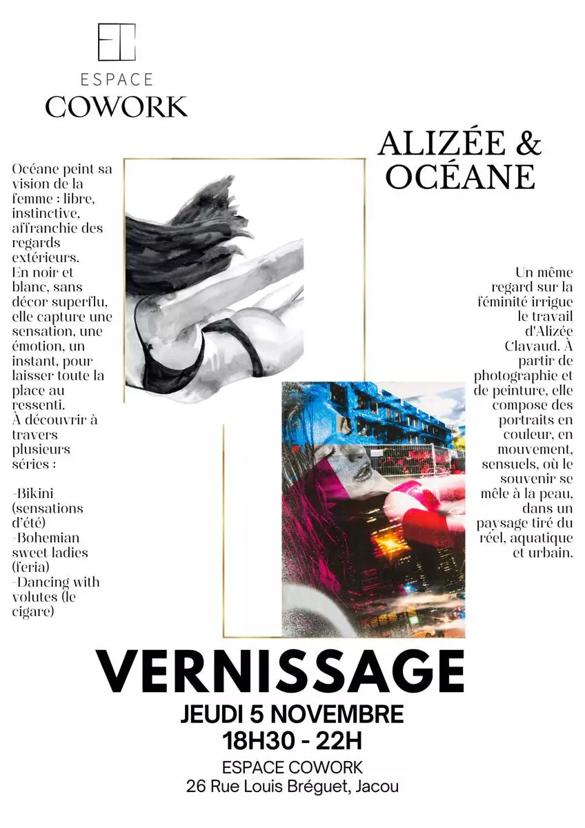 Vernissage Alizée & Océane
