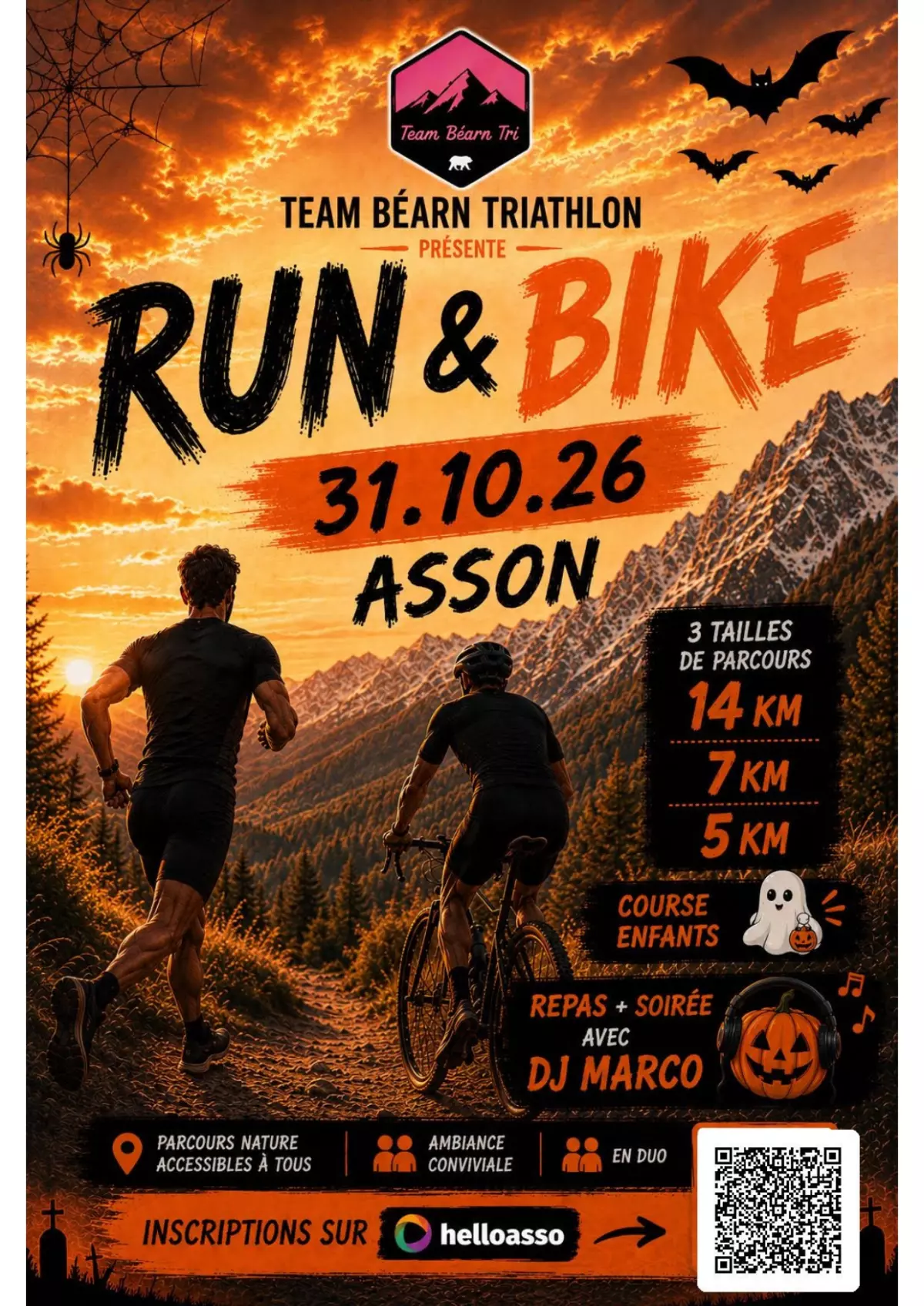 Run and bike