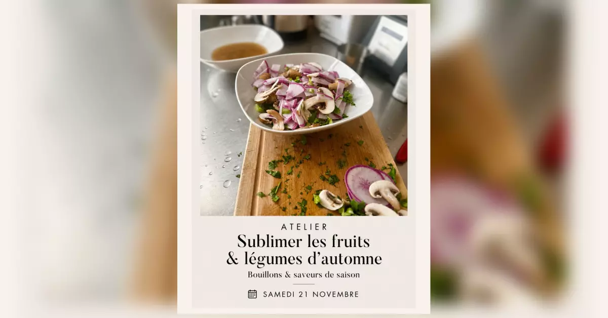 Atelier Sublimer les Fruits & Légumes d'Automne
